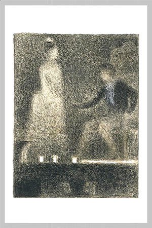 Georges Seurat - The scene in the theater