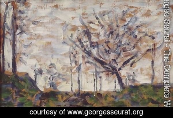 Georges Seurat - Trees, winter