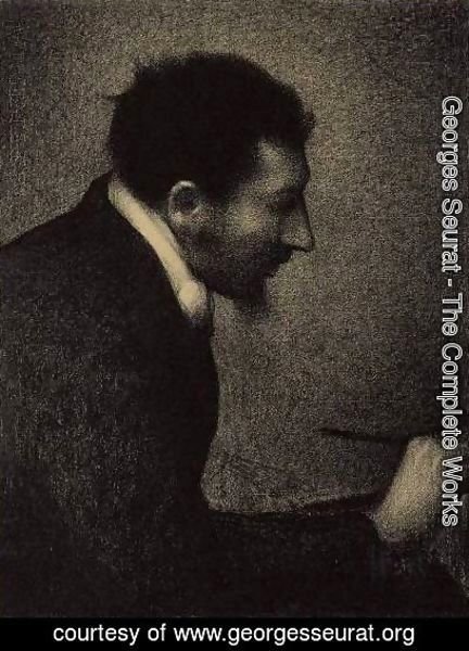 Georges Seurat - Portrait of Edmond-Francois Aman-Jean