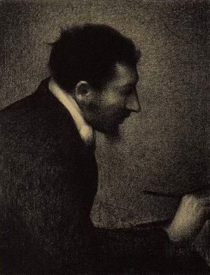 Georges Seurat - Portrait of Edmond-Francois Aman-Jean