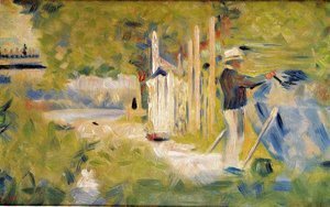 Georges Seurat - Man Painting his Boat