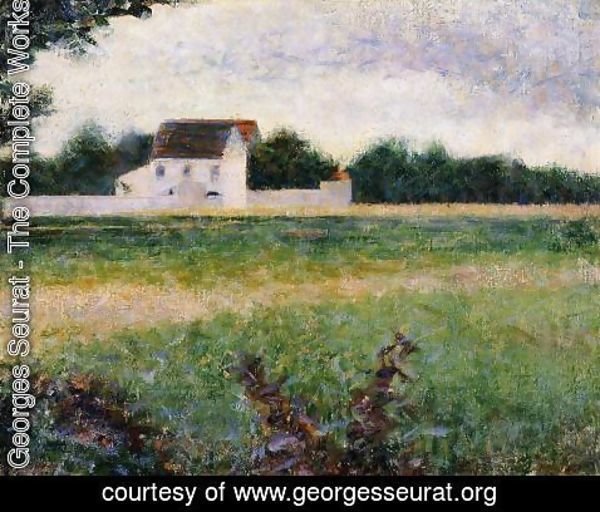 Georges Seurat - Landscape in the Ile-de-France