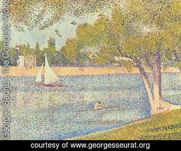 Georges Seurat - The river Seine at La Grande-Jatte