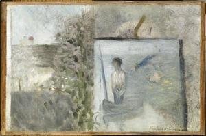 Georges Seurat - Landscape with sinners Puvis de Chava