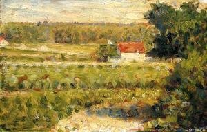 Georges Seurat - House With Red Roof