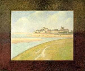 Georges Seurat - Le Crotoy  Upstream