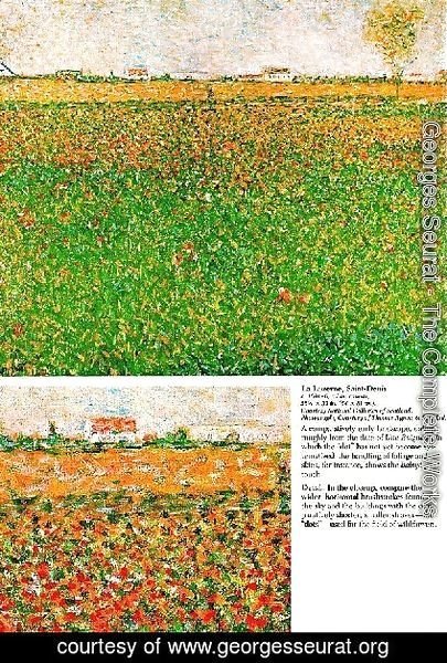 Georges Seurat - Lucerne Aka Alfalfa Field