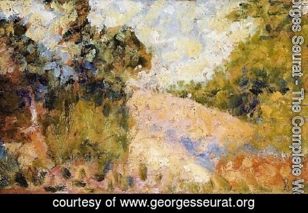 Georges Seurat - Pink Landscape