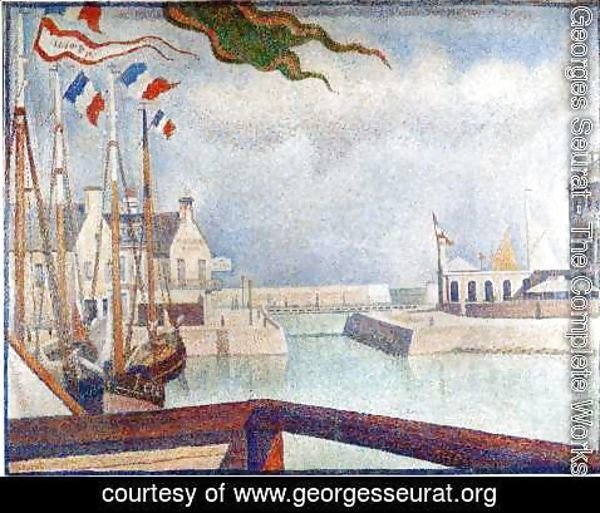 Georges Seurat - Port-en-Bessin, Sunday 1888