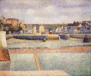 Georges Seurat - Port En Bessin  The Outer Harbor  Low Tide