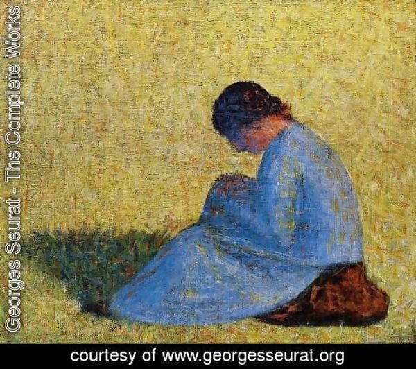 Georges Seurat - Seated Woman