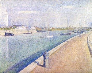Georges Seurat - The Channel At Gravelines  Petit Fort Philippe