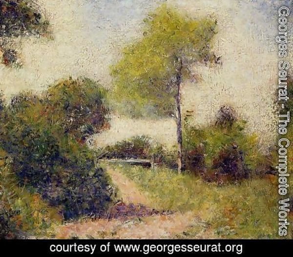Georges Seurat - The Hedge Aka The Clearing