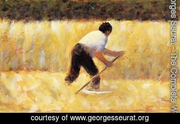 Georges Seurat - The Mower