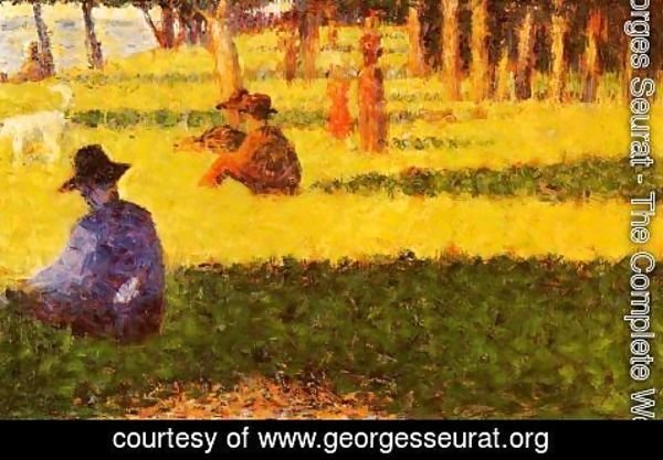 Georges Seurat - White Dog