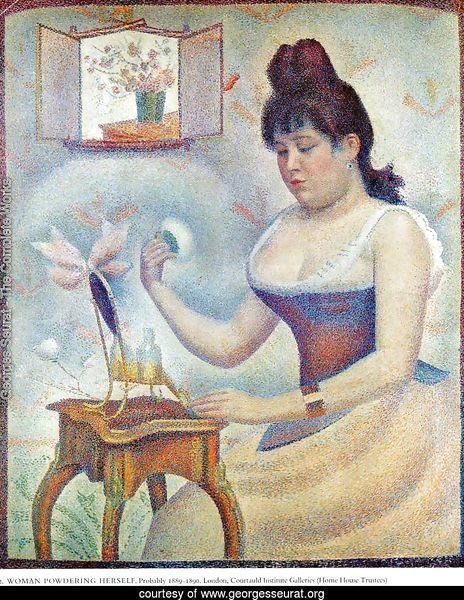 Young Woman Powdering Herself 1888-90